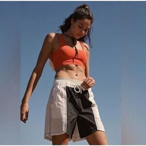 FP Movement Free People Sun Daze Board Shorts Black White Women’s‎ Small NWOT